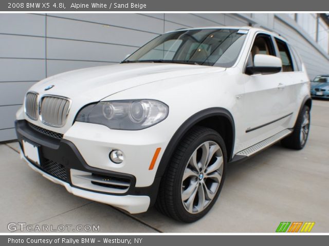 2008 BMW X5 4.8i in Alpine White