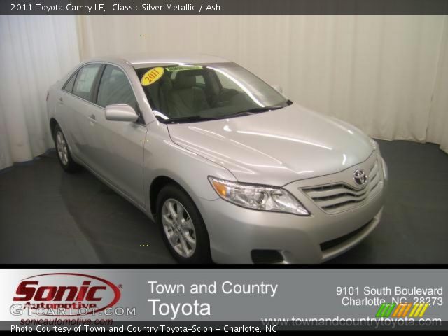 2011 Toyota Camry LE in Classic Silver Metallic