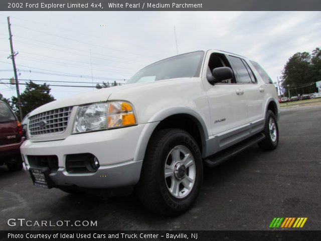 2002 Ford Explorer Limited 4x4 in White Pearl