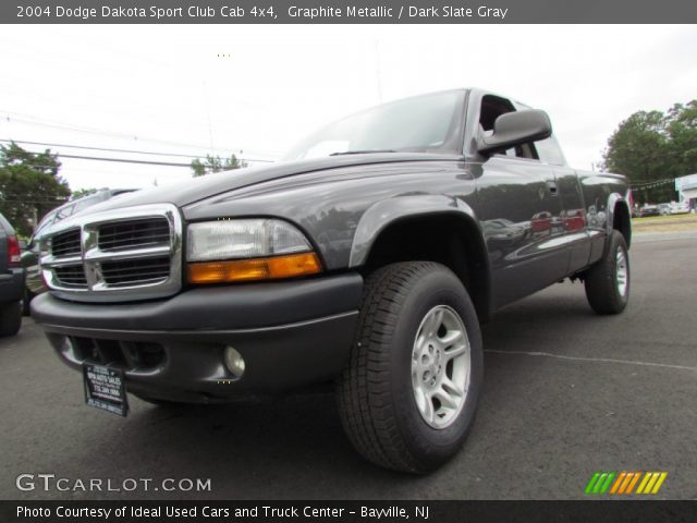 2004 Dodge Dakota Sport Club Cab 4x4 in Graphite Metallic