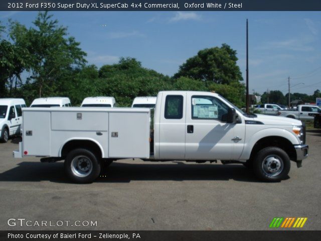 2012 Ford F350 Super Duty XL SuperCab 4x4 Commercial in Oxford White
