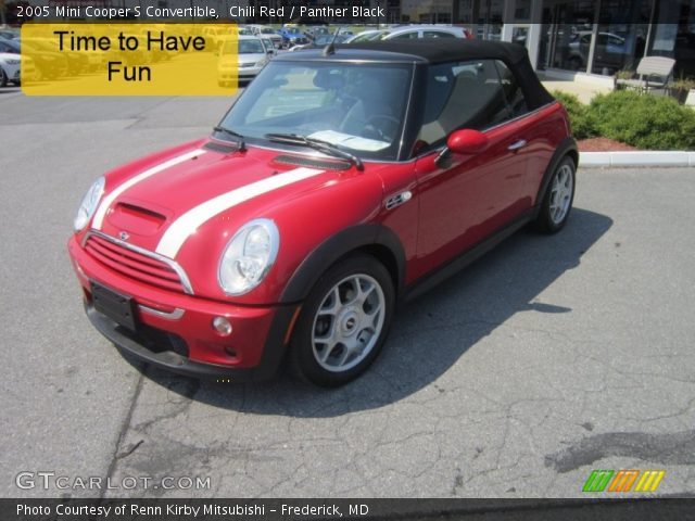 2005 Mini Cooper S Convertible in Chili Red