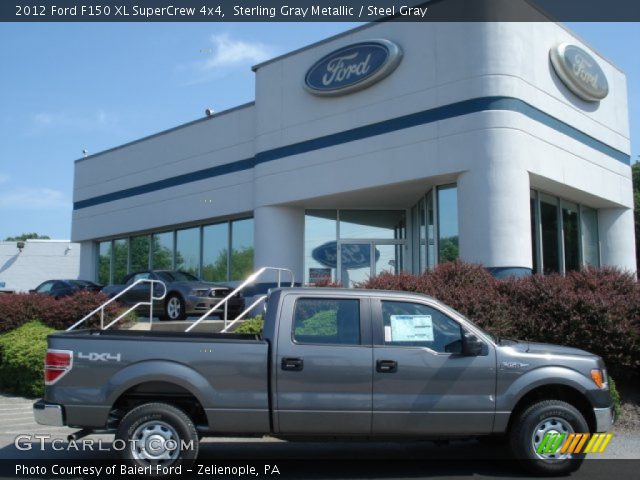2012 Ford F150 XL SuperCrew 4x4 in Sterling Gray Metallic