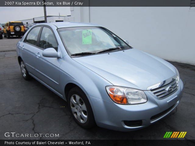 2007 Kia Spectra EX Sedan in Ice Blue