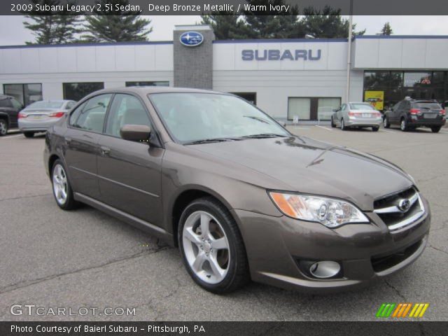 2009 Subaru Legacy 2.5i Sedan in Deep Bronze Metallic