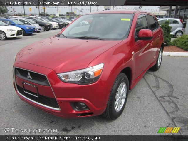 2012 Mitsubishi Outlander Sport ES in Rally Red