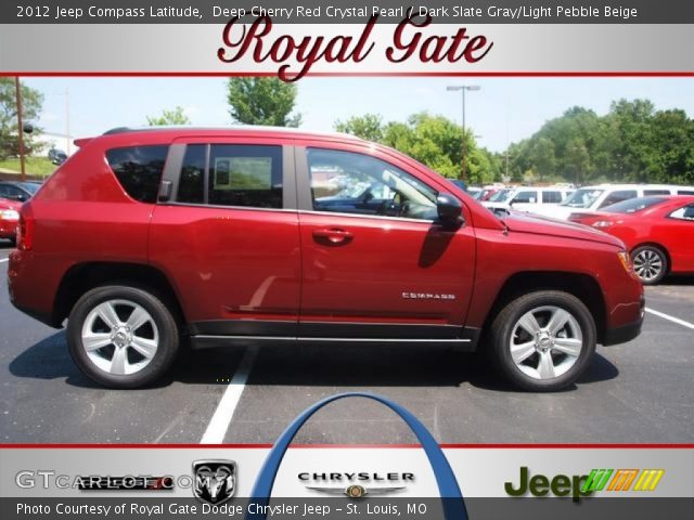 2012 Jeep Compass Latitude in Deep Cherry Red Crystal Pearl