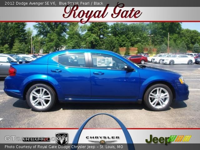 2012 Dodge Avenger SE V6 in Blue Streak Pearl