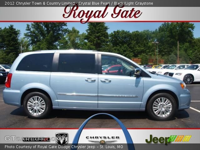 2012 Chrysler Town & Country Limited in Crystal Blue Pearl