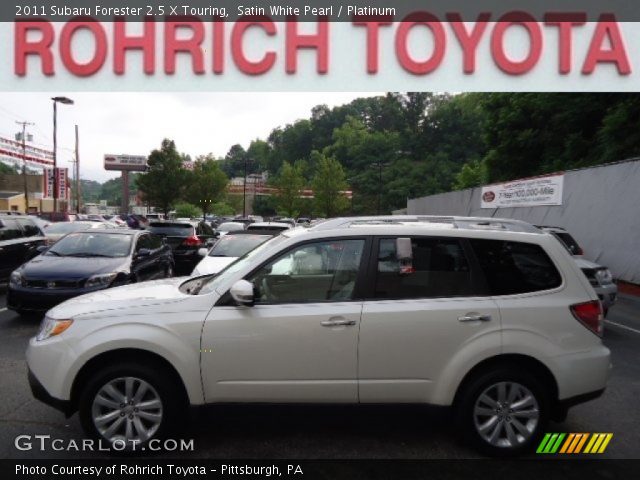2011 Subaru Forester 2.5 X Touring in Satin White Pearl