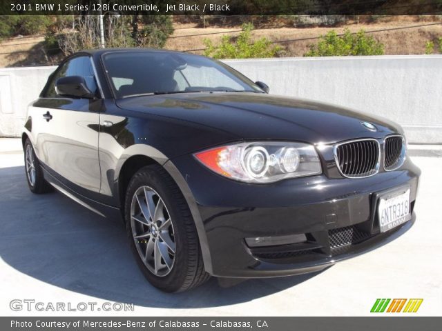 2011 BMW 1 Series 128i Convertible in Jet Black