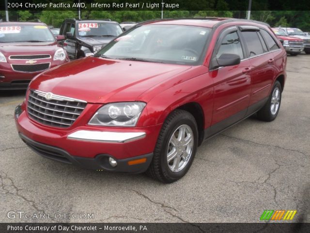 2004 Chrysler Pacifica AWD in Inferno Red Pearl