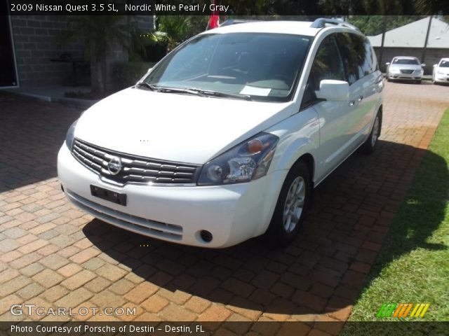 2009 Nissan Quest 3.5 SL in Nordic White Pearl