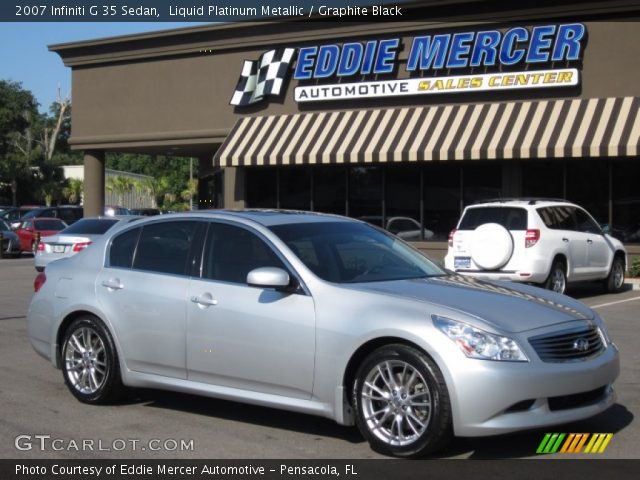 2007 Infiniti G 35 Sedan in Liquid Platinum Metallic