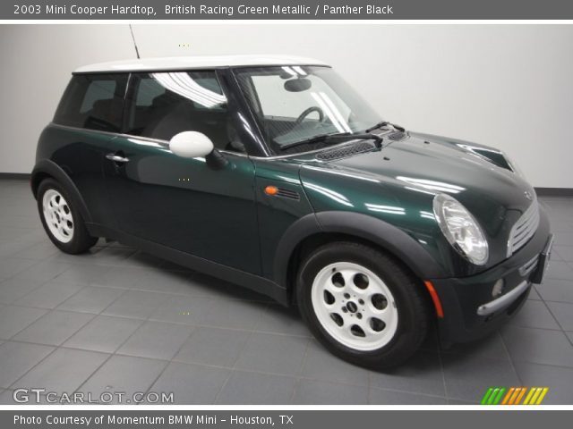 2003 Mini Cooper Hardtop in British Racing Green Metallic