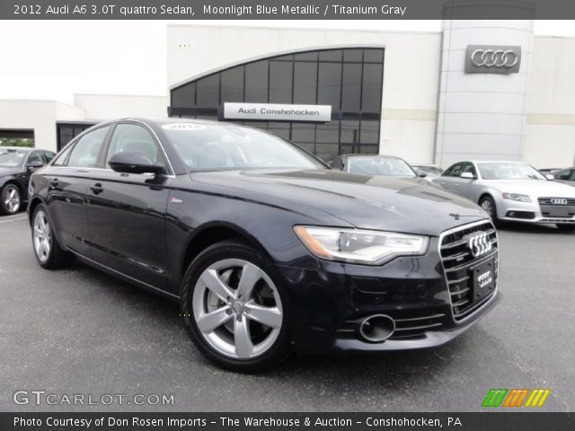 2012 Audi A6 3.0T quattro Sedan in Moonlight Blue Metallic