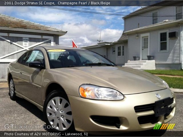 2001 Dodge Stratus SE Coupe in Champagne Pearl