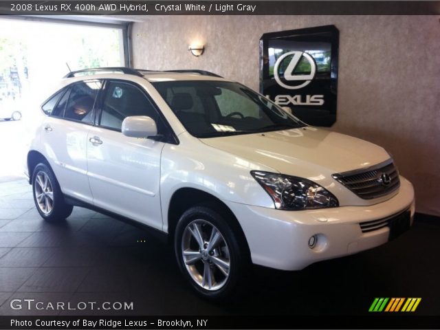 2008 Lexus RX 400h AWD Hybrid in Crystal White
