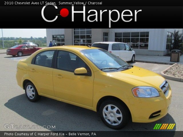 2010 Chevrolet Aveo LT Sedan in Summer Yellow