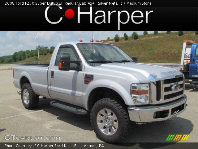 2008 Ford F250 Super Duty XLT Regular Cab 4x4 in Silver Metallic