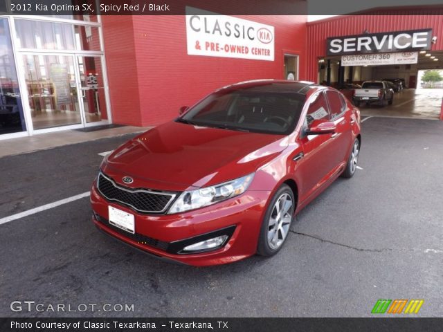 2012 Kia Optima SX in Spicy Red