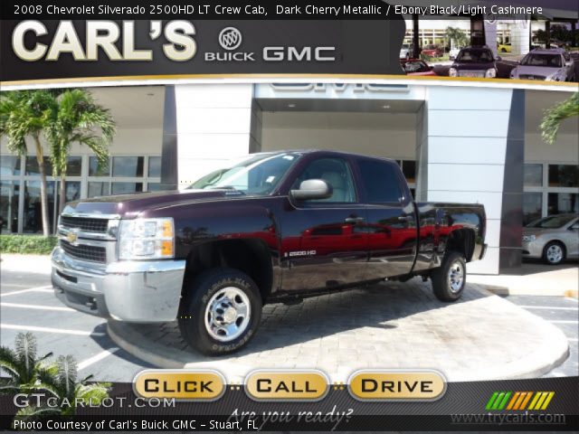 2008 Chevrolet Silverado 2500HD LT Crew Cab in Dark Cherry Metallic