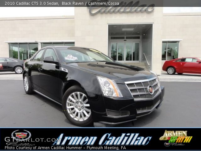 2010 Cadillac CTS 3.0 Sedan in Black Raven