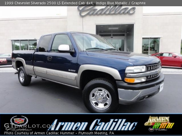 1999 Chevrolet Silverado 2500 LS Extended Cab 4x4 in Indigo Blue Metallic