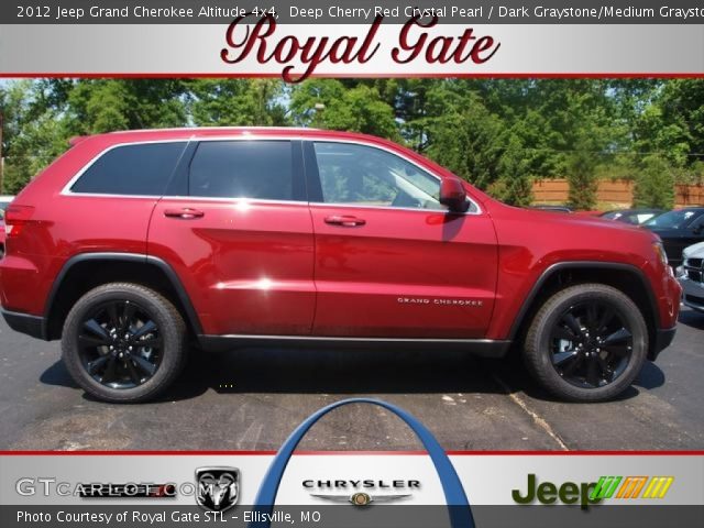 2012 Jeep Grand Cherokee Altitude 4x4 in Deep Cherry Red Crystal Pearl