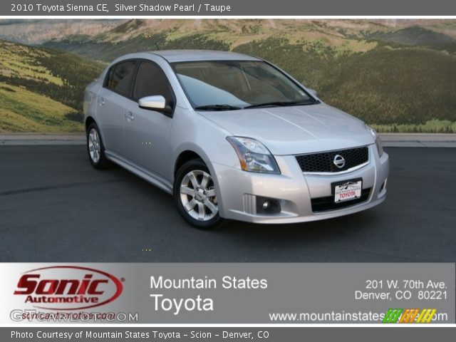 2010 Toyota Sienna CE in Silver Shadow Pearl