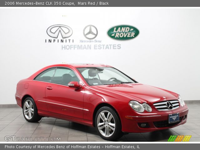 2006 Mercedes-Benz CLK 350 Coupe in Mars Red