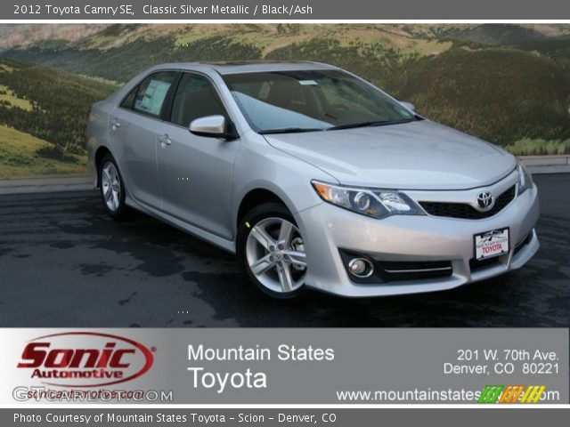 2012 Toyota Camry SE in Classic Silver Metallic