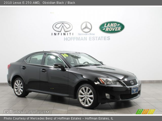 2010 Lexus IS 250 AWD in Obsidian Black
