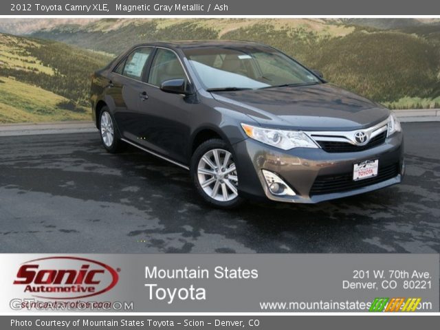 2012 Toyota Camry XLE in Magnetic Gray Metallic
