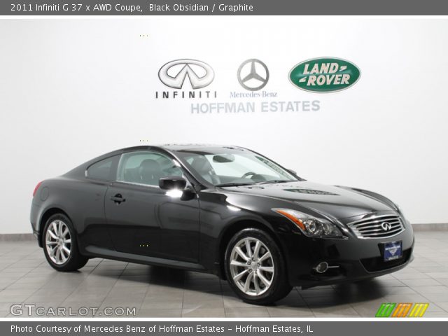 2011 Infiniti G 37 x AWD Coupe in Black Obsidian