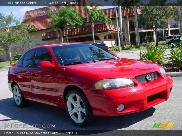2003 Nissan Sentra SE-R in Aztec Red
