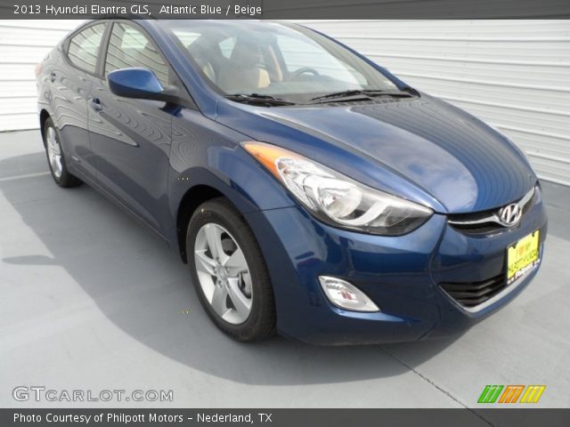 2013 Hyundai Elantra GLS in Atlantic Blue