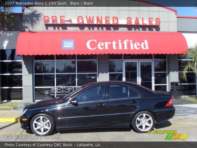 2007 Mercedes-Benz C 230 Sport in Black