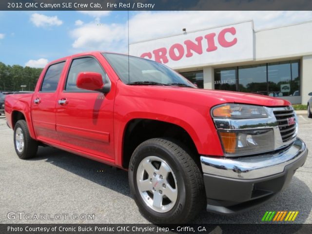 2012 GMC Canyon SLE Crew Cab in Fire Red