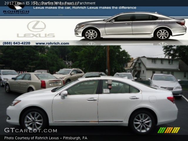2012 Lexus ES 350 in Starfire White Pearl