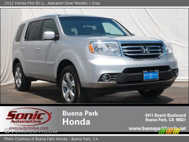 2012 Honda Pilot EX-L in Alabaster Silver Metallic