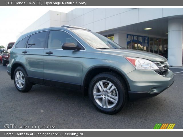 2010 Honda CR-V EX in Opal Sage Metallic