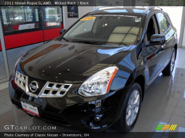 2011 Nissan Rogue SL AWD in Wicked Black