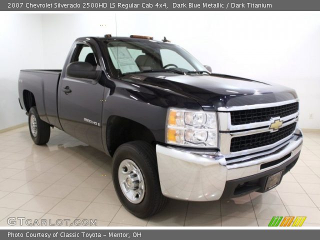 2007 Chevrolet Silverado 2500HD LS Regular Cab 4x4 in Dark Blue Metallic