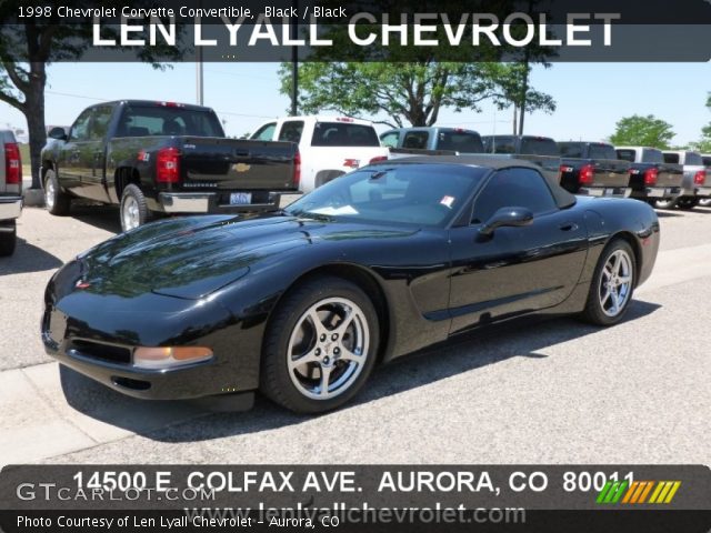 1998 Chevrolet Corvette Convertible in Black