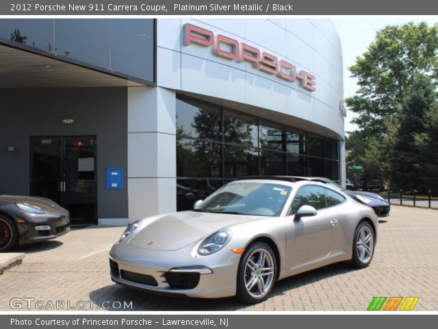 2012 Porsche New 911 Carrera Coupe in Platinum Silver Metallic
