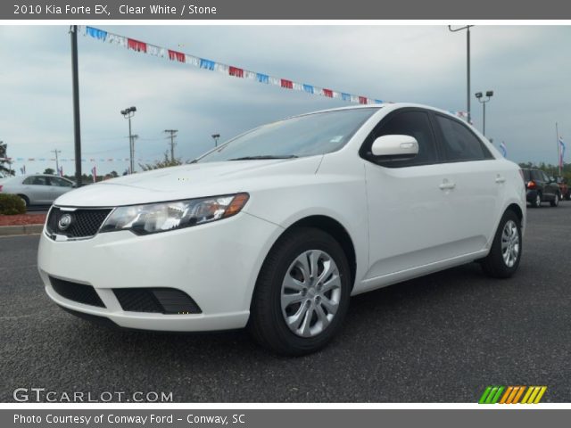 2010 Kia Forte EX in Clear White