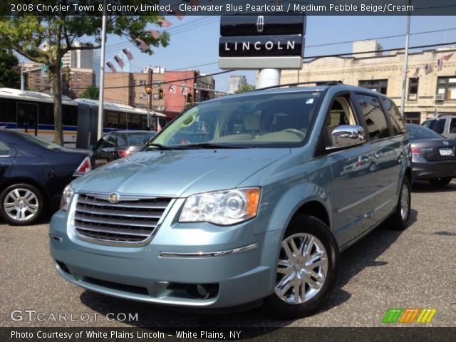 2008 Chrysler Town & Country Limited in Clearwater Blue Pearlcoat