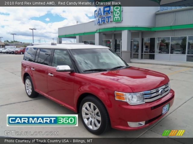2010 Ford Flex Limited AWD in Red Candy Metallic