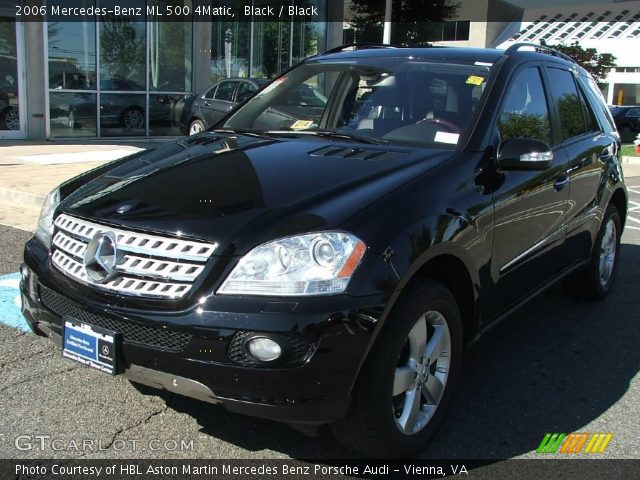 2006 Mercedes-Benz ML 500 4Matic in Black